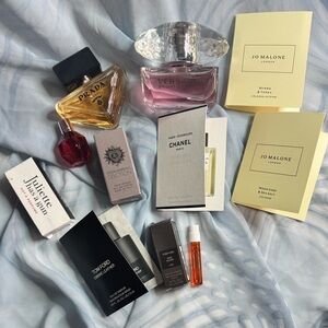 Versace & Prada, Jo Malone, Dolce & Gabbana, Tom Ford, Luxury Perfume Bundle